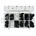 JBM Étui De Clips En Plastique Universel 128 Pcs