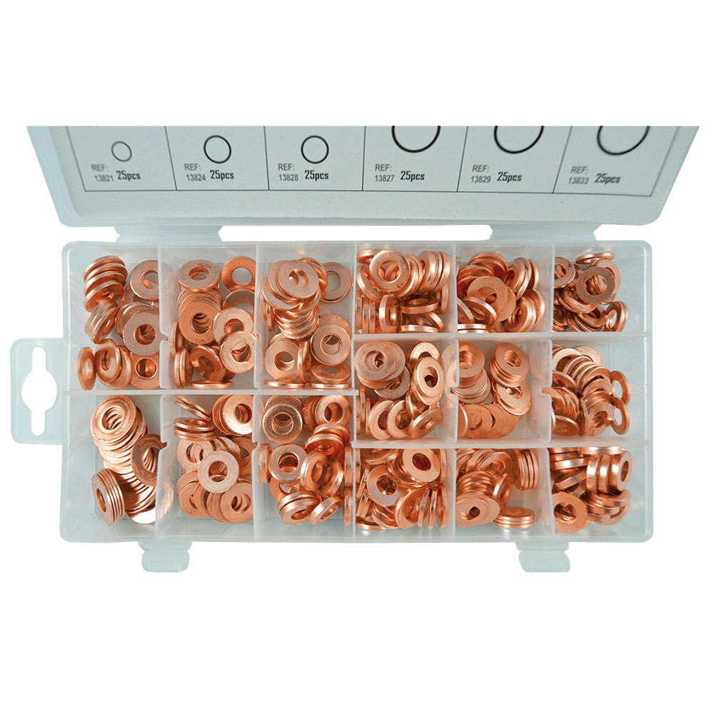 JBM Étui De Rondelles En Cuivre Pour Injecteurs 375 Pcs