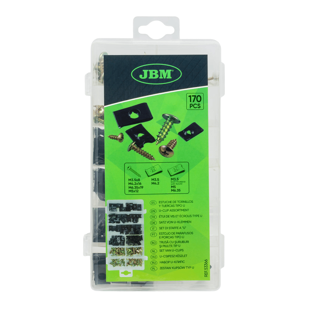 JBM Étui De Vis Et Écrous Type U