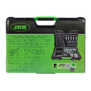 JBM coffret à outils de 216 pièces avec douilles hexagonales zingué