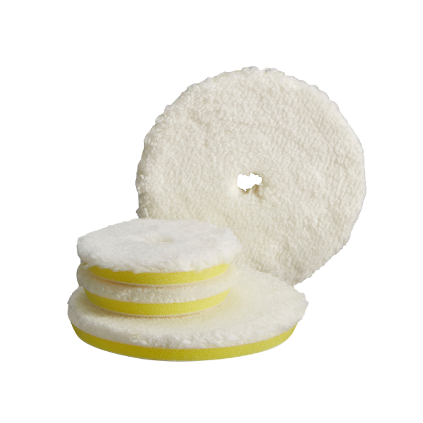 Kenotek Da Microfiber Pad Yellow - Medium Cut 5 In