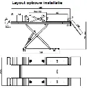 Pont élévateur ciseaux 5 000 kg avec levage roue‑libre
