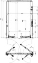 Wolf WL240ASR – Pont 2 colonnes compact & asymétrique – 4 000 kg