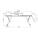 Wolf  WLS554NG – Pont ciseaux 5 500 kg pour APK et Géométrie