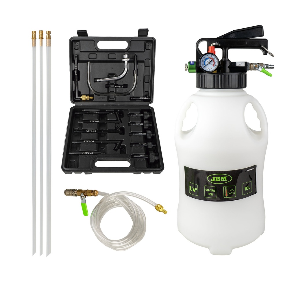 JBM Pompe de transmission pneumatique 10L