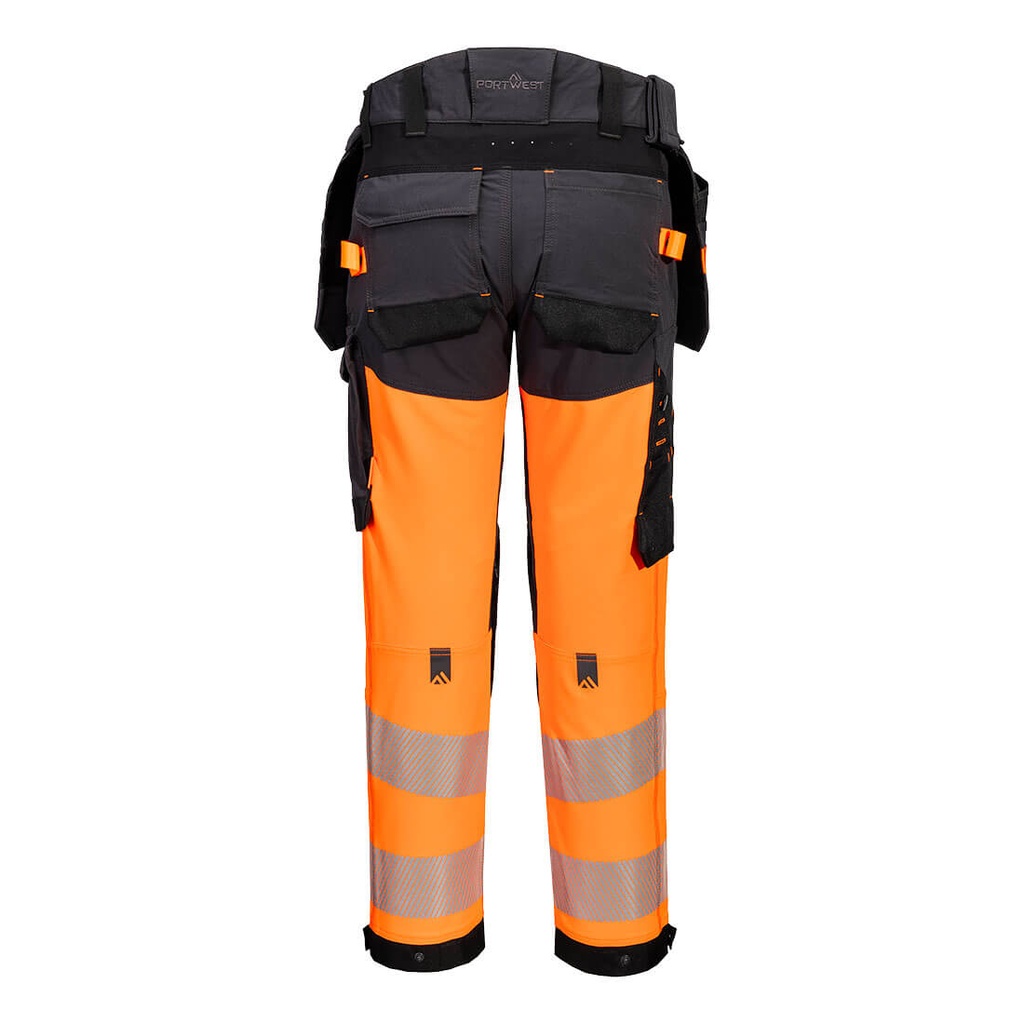 EV442 - Pantalon Stretch EV4 Haute-Visibilité Classe 1 avec Poches flottantes Démontables