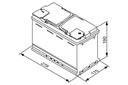 Start/Stop Batterie start/stop 70Ah/ 760A