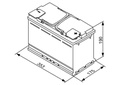 Batterie start/stop 95Ah/ 850A - Start/Stop 