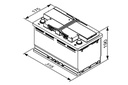 Batterie start/stop 80Ah/ 730A - Start/Stop