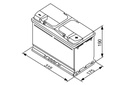 Standard Batterie Bosch 80Ah/ 740A