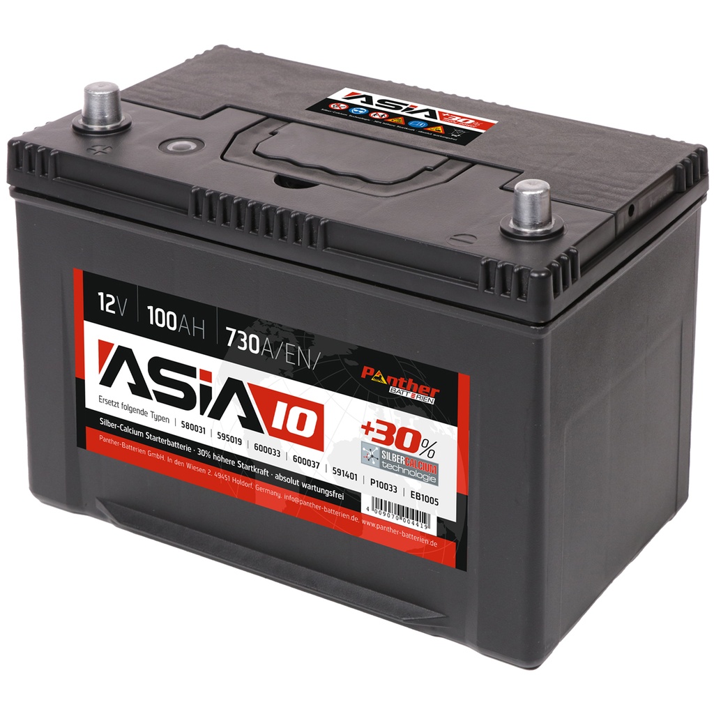 Batterie Asia 100ah/730a