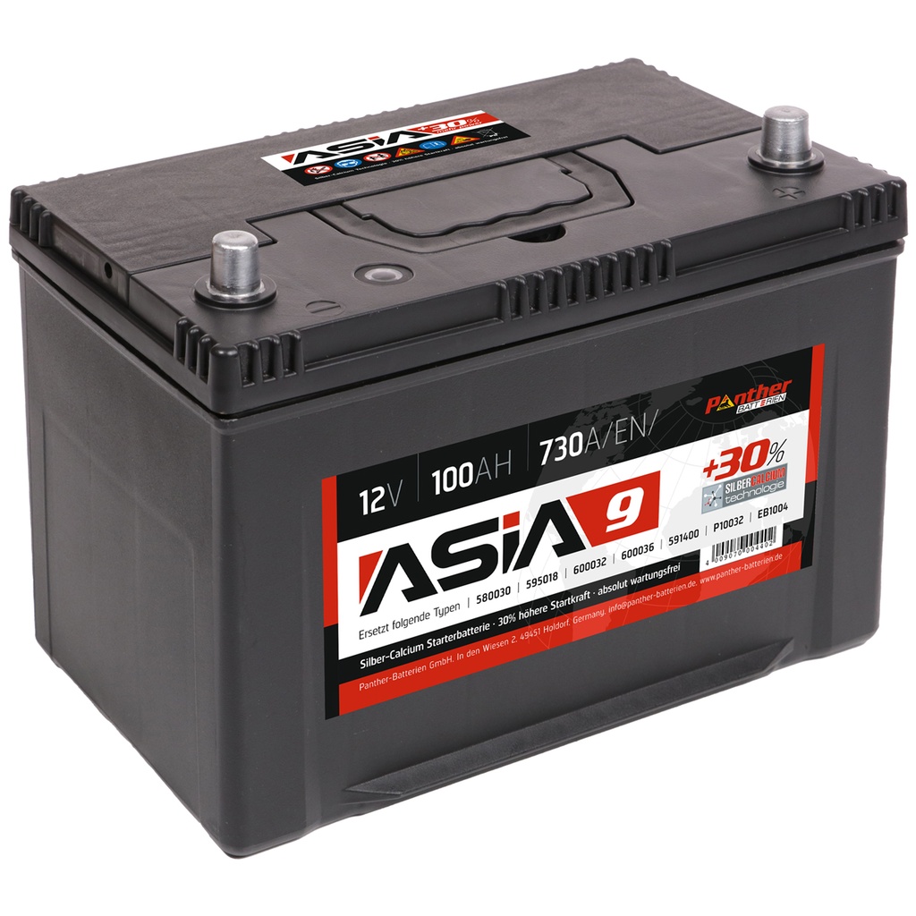 Batterie Asia 9 100ah/730a