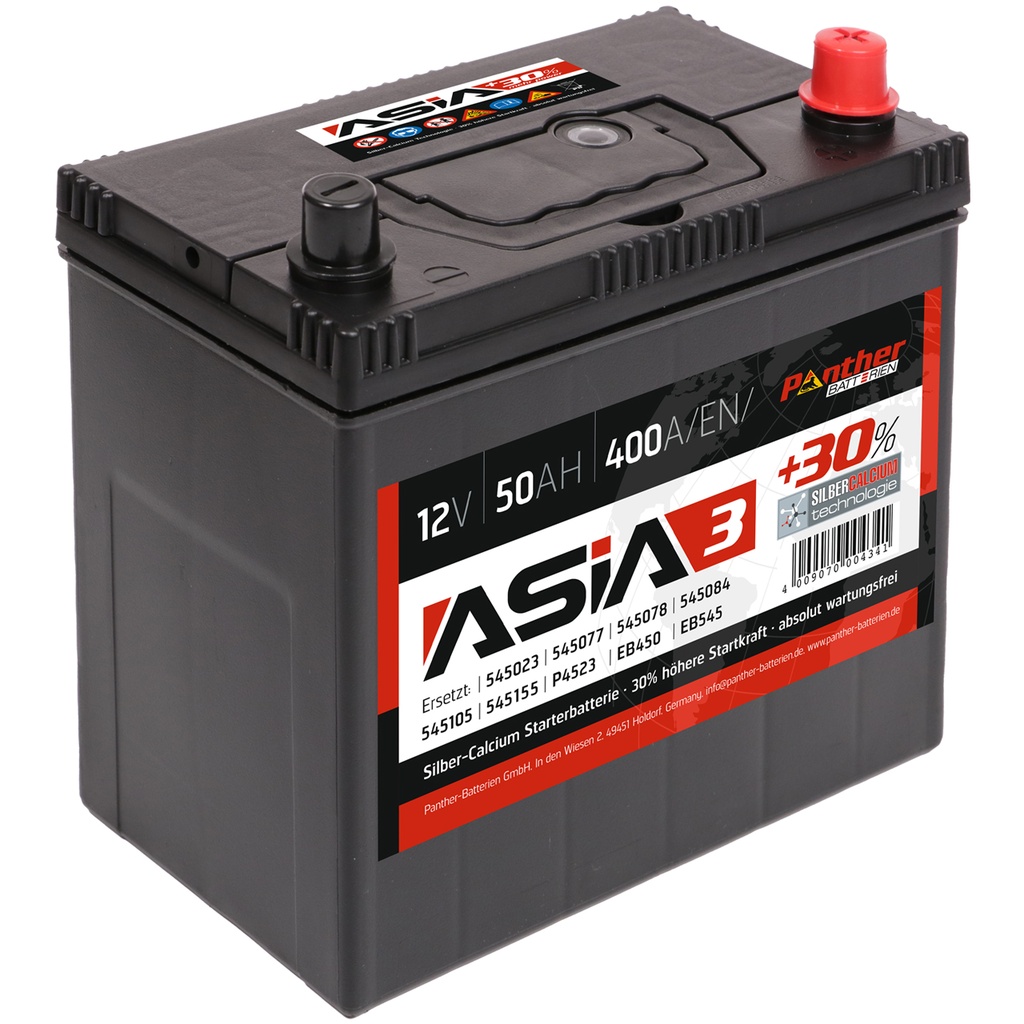 Batterie Asia 3 50ah/400a