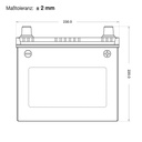 Batterie Asia 3 50ah/400a
