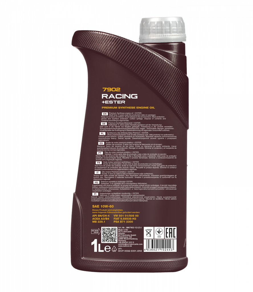 Mannol 10W-60 Racing+Ester