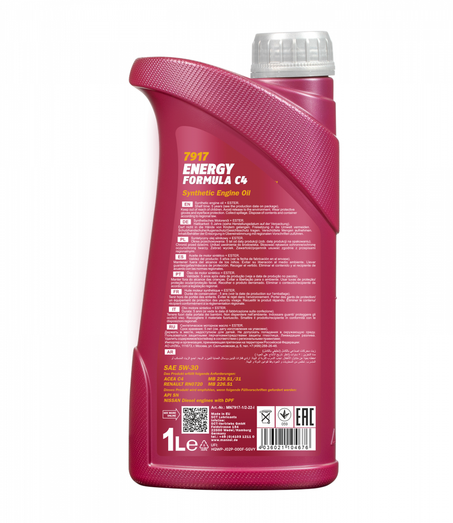 Mannol 5W-30 Energy Formula C4