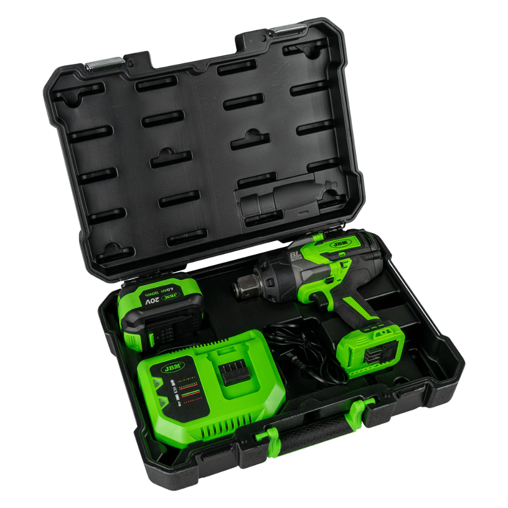 JBM Clé À Chocs Sans Fil Brushless 1" 2300nm Avec Mallette