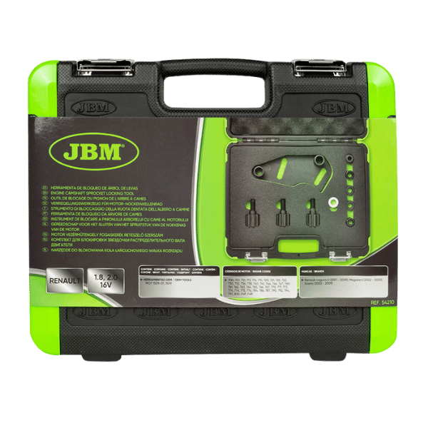 JBM Coffret De Calage Du Pignon De L’Arbre À Cames Pour Renault 1.8, 2.0 16v