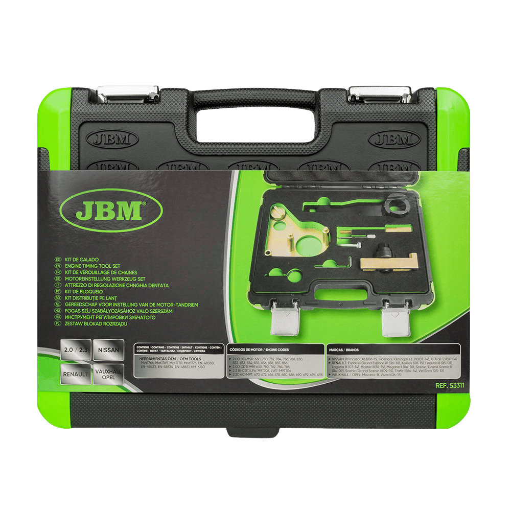 JBM Coffret De Calage Pour Renault/Nissan/Opel/Vauxhall 1.6, 2.0, 2.3 Dci