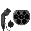JBM Câble De Charge Pour Voiture Électrique, 11kw, 16 A, Du Type 2 Au Type 2 (Triphasé)