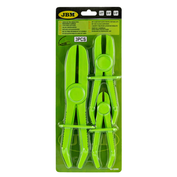 JBM Jeu De 3 Pinces Durites