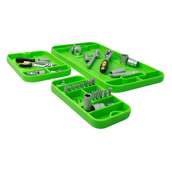 JBM Jeu De 3 Plateaux D'Outils Antidérapants Flexibles