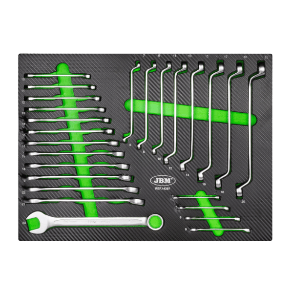 JBM Jeu De 4 Modules Eva Carbone Pour Outils