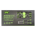 JBM Jeu De 7 Tournevis Plats Avec Eva Carbone Module