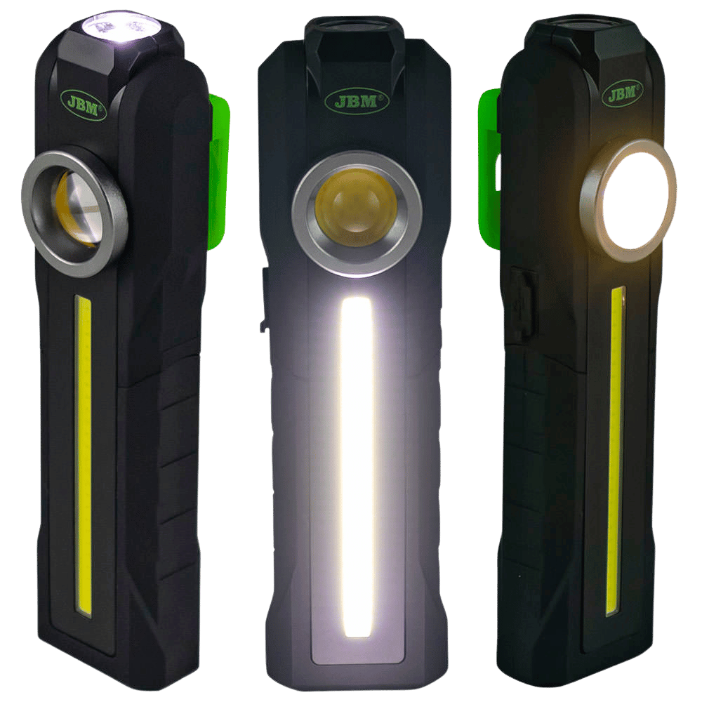 JBM Mini Lampe Avec Base Articulée Magnétique - 300lm