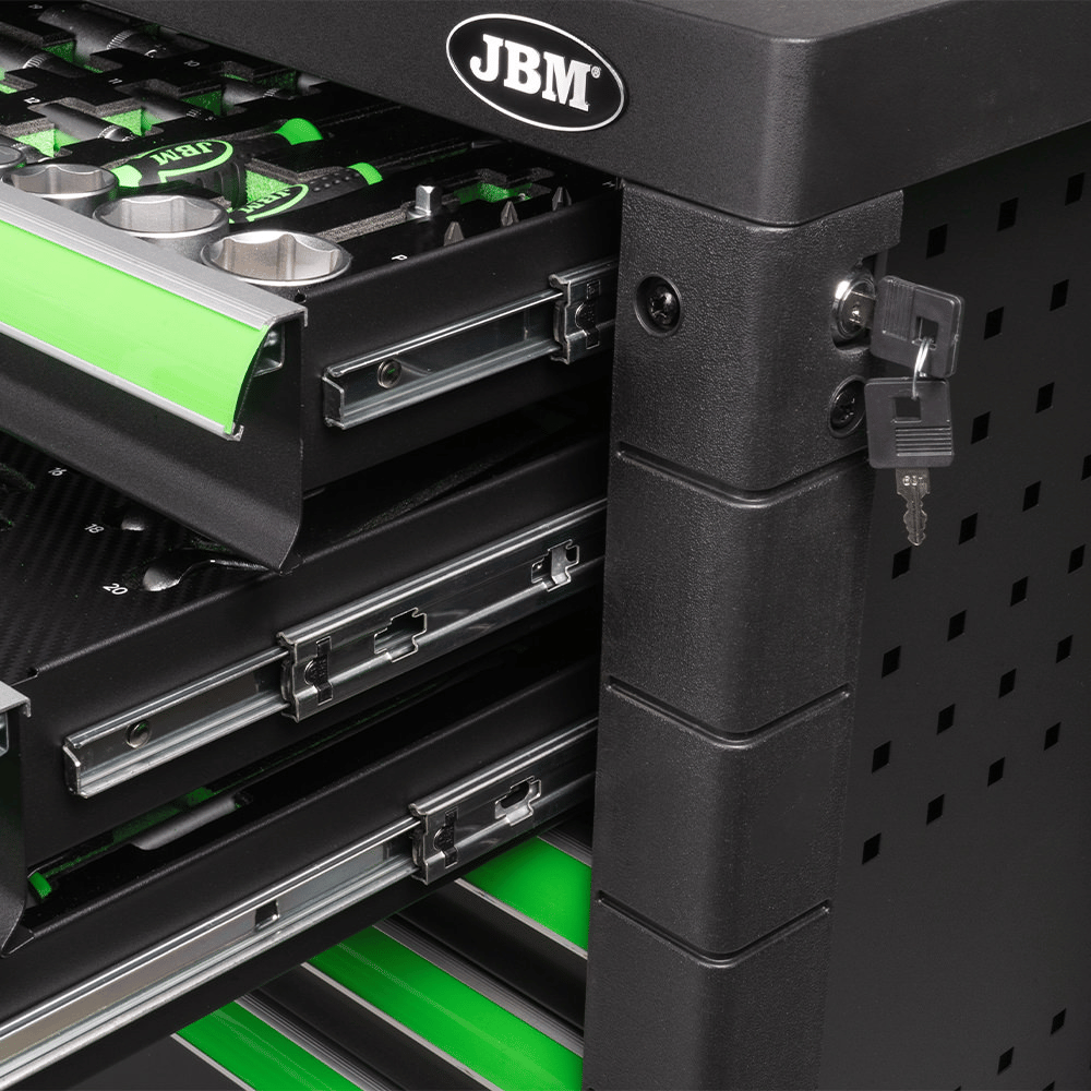 JBM Servante D'Outils 7 Tiroirs - Vert