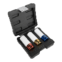 JBM Set De 3 Douilles D'Impact Pour Extraction De Roues 1/2"