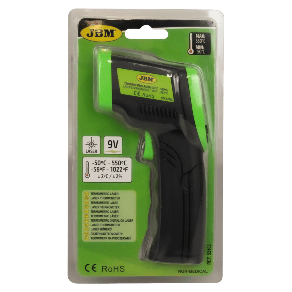 JBM Thermomètre Laser -50°C À 550°C