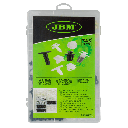 JBM Étui Clips En Plastique Pour Peugeot / Citroen 345 Pcs