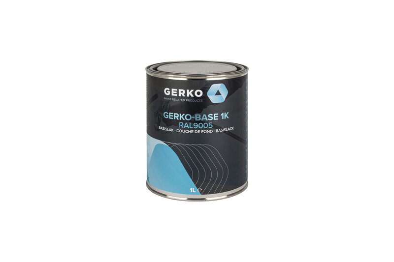 Gerko basecoat 1K RAL9005 1L