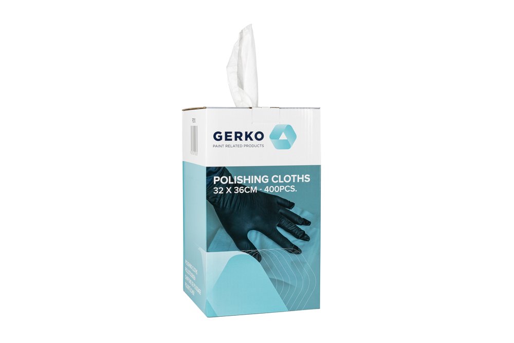 Gerko chiffons de polissage par rouleau 32cm x 36cm  400pc.