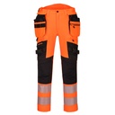 Portwest DX442 - Pantalon DX4 haute-Visibilité avec poches flottantes démontables