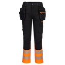 Portwest DX457 - Pantalon DX4 artisans haute-Visibilité classe 1 avec poches flottantes démontables