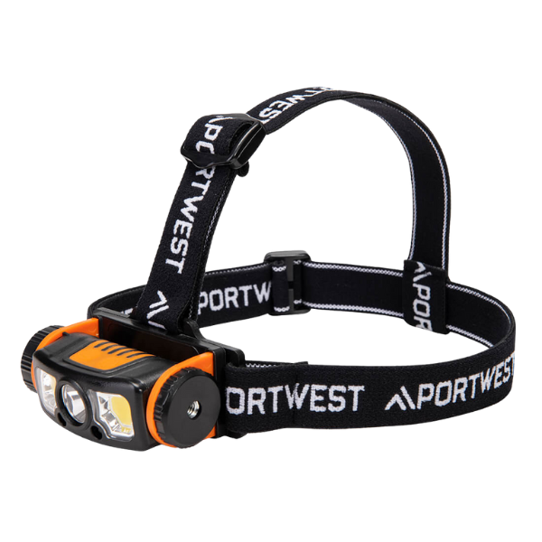 Portwest PA76 - Lampe frontale USB à LED avec détecteur de mouvement