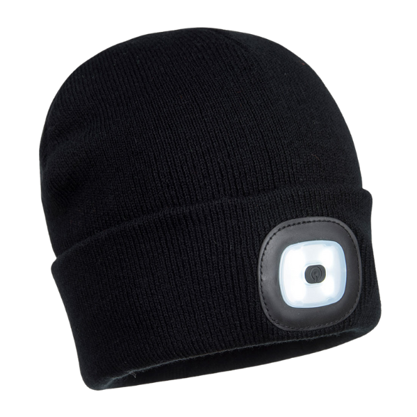 Portwest B029 - Bonnet Beanie avec lampes LED