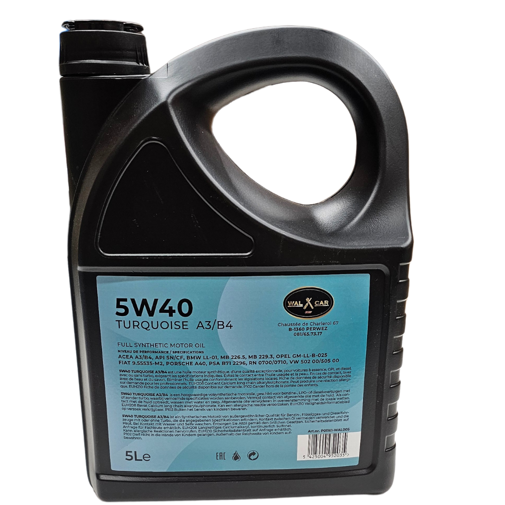 Wal-car 5W40 Turquoise A3/B4