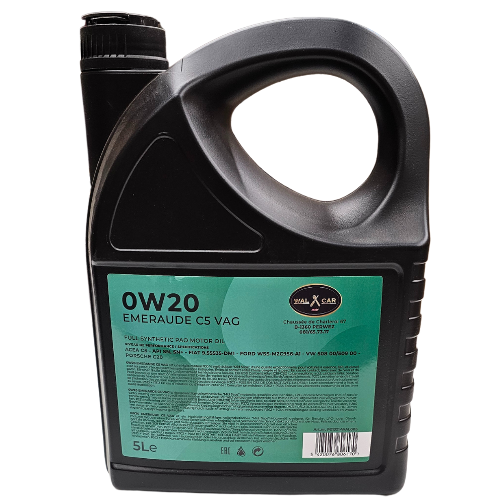 Wal-car 0W20 Emeraude C5 VAG