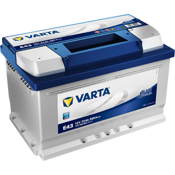 Varta Batterie E43 72ah/680a