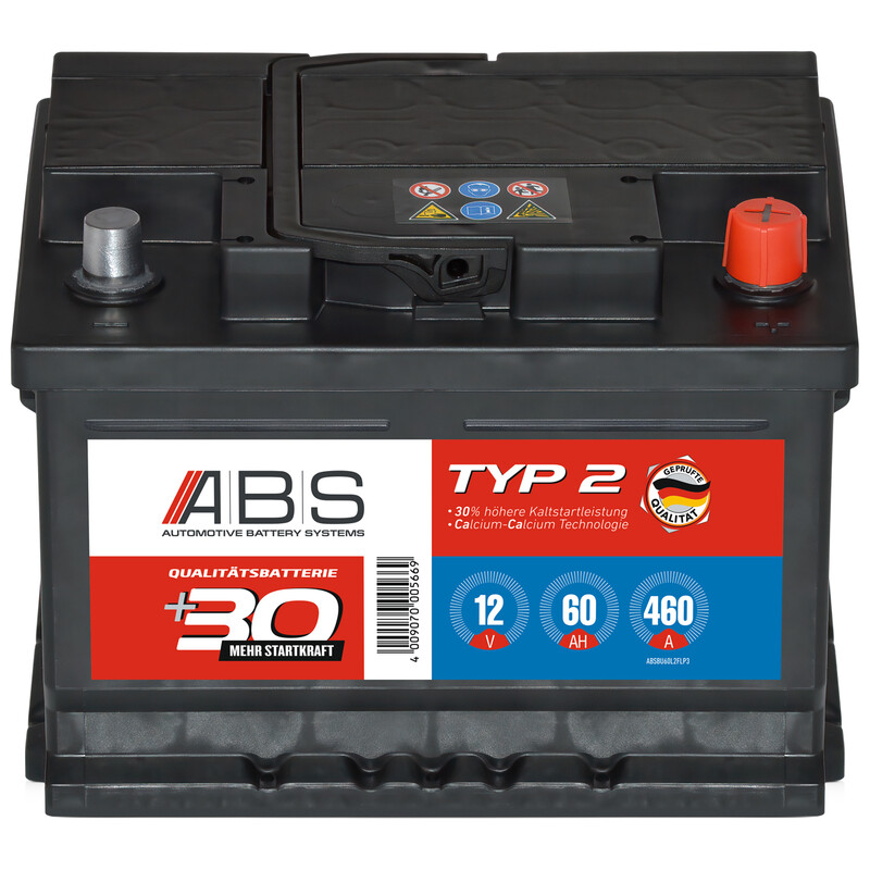 ABS Batterie Typ02 60ah/460a