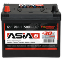 Asia 6 Batterie 70ah/500a