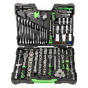 JBM Coffret À Outils 132 Pièces 6 Pans Zinguées