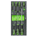 JBM Jeu De 7 Tournevis Eva Carbone Cruciformes