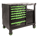 JBM Chariot À Outils À 7 Tiroirs Frontaux Et 4 Tiroirs Latéraux