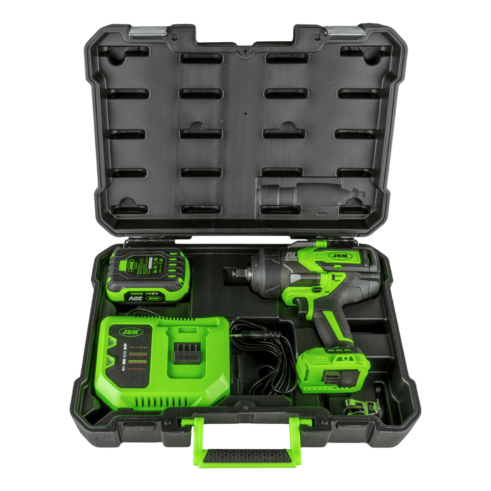 JBM Clé À Chocs Sans Fil Brushless 1/2” 1300nm Avec Mallette