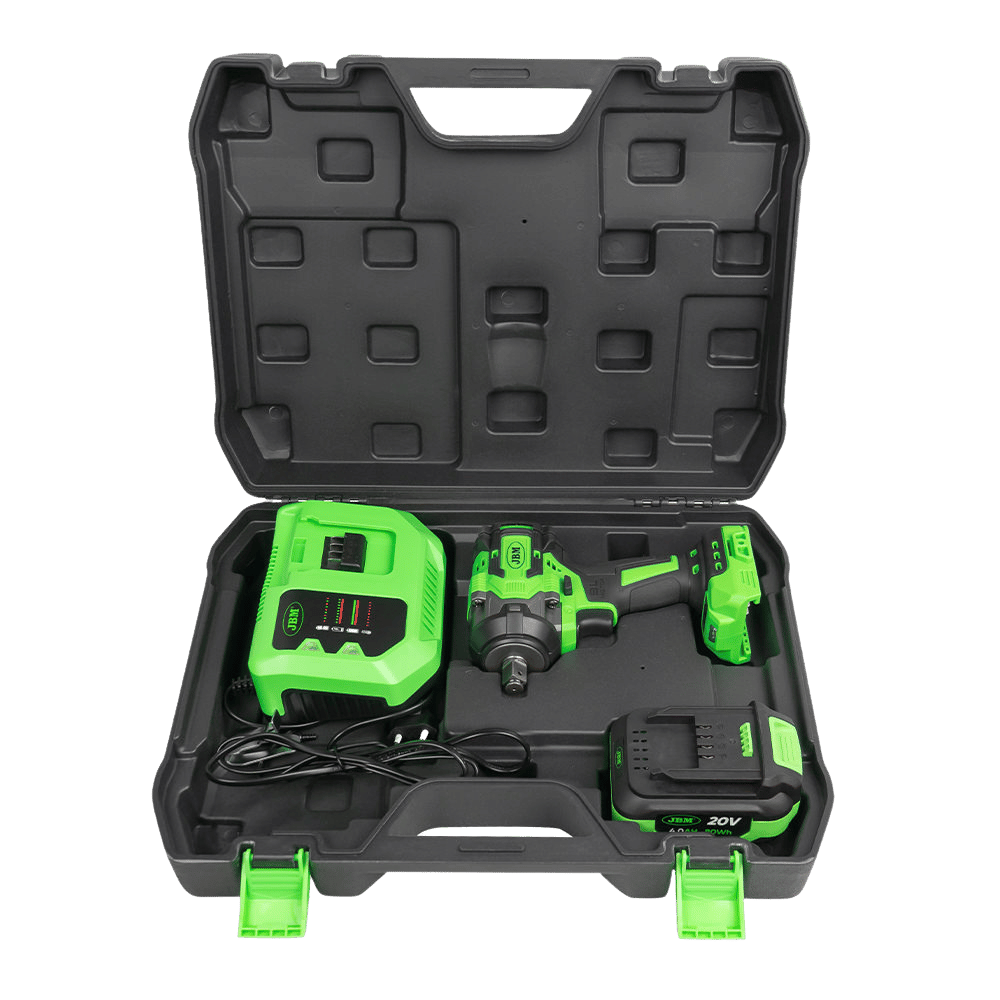 JBM Clé À Chocs Sans Fil Brushless 1/2" 800nm Avec Mallette