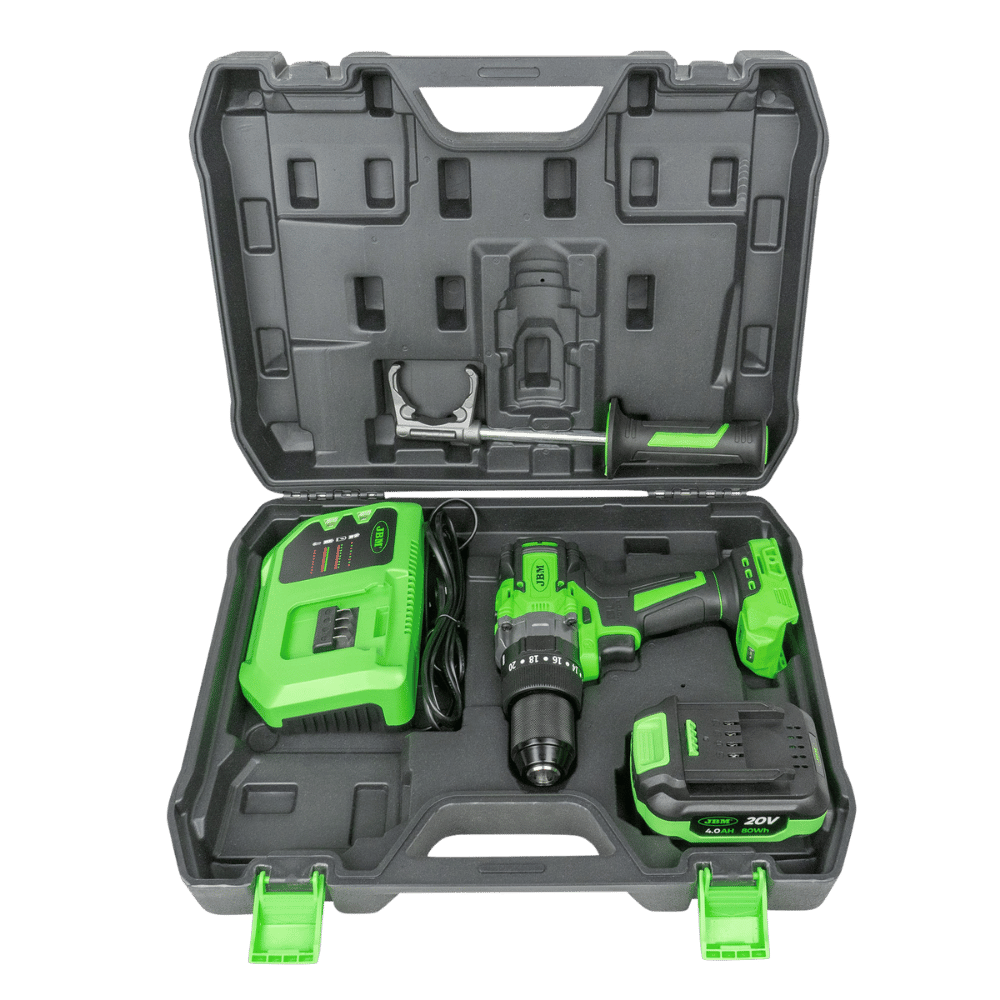 JBM Perceuse À Perceuse Sans Fil À 2 Vitesses Avec Mallette